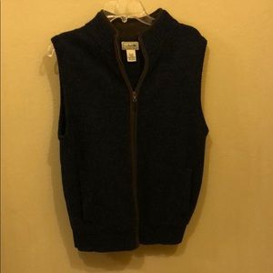 LL Bean wool vest